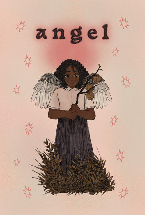 Cover of short fantasy comic, &quot;angel&quot;