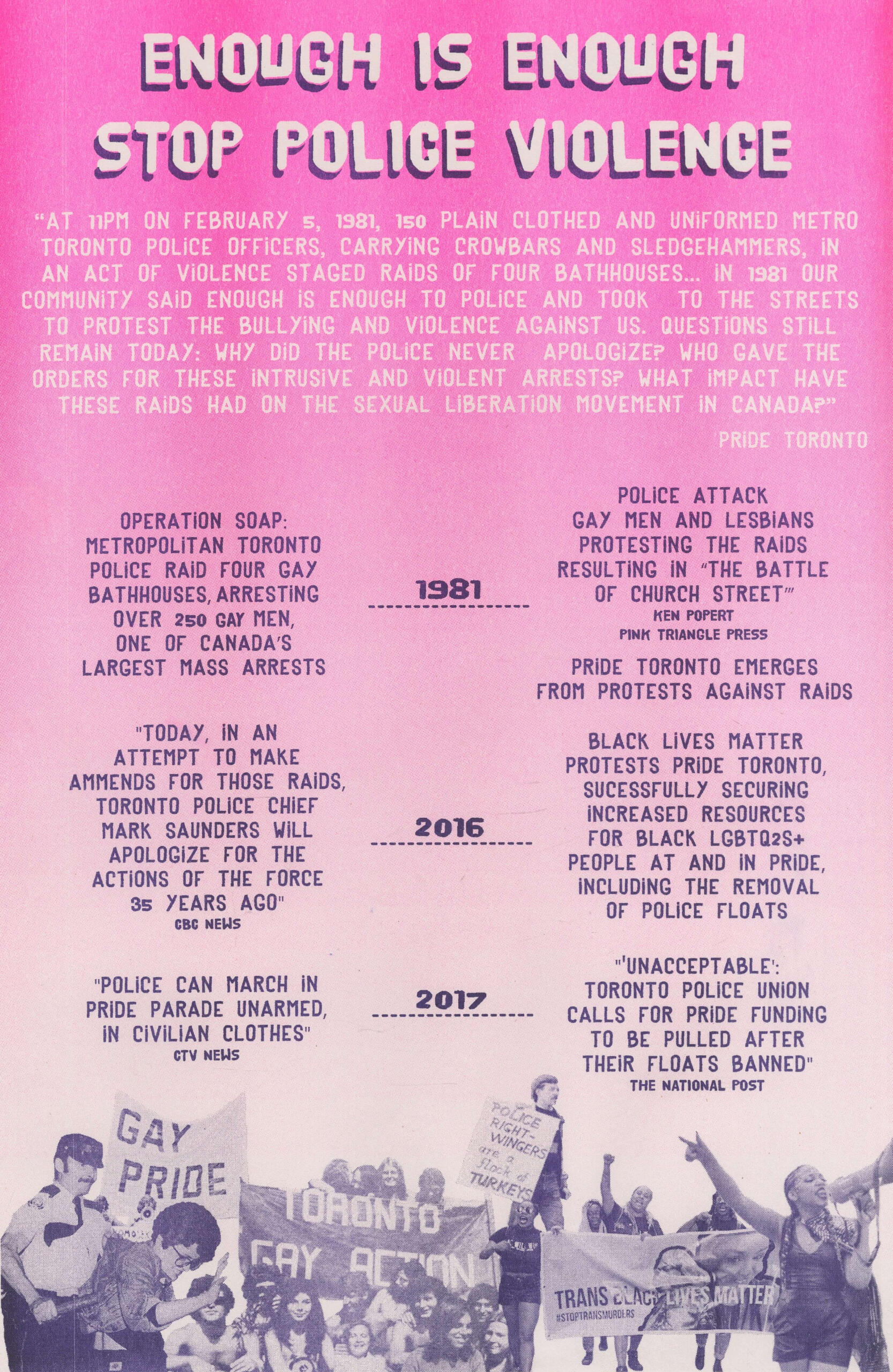 Enough is Enough, Stop Police Violence!