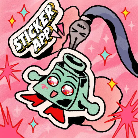 Cartoonist Coop x Stickerapp Collab