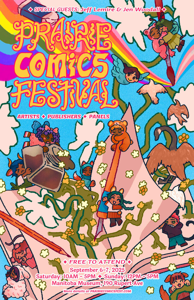 Prairie Comics Fest Poster, 2025. Project page here